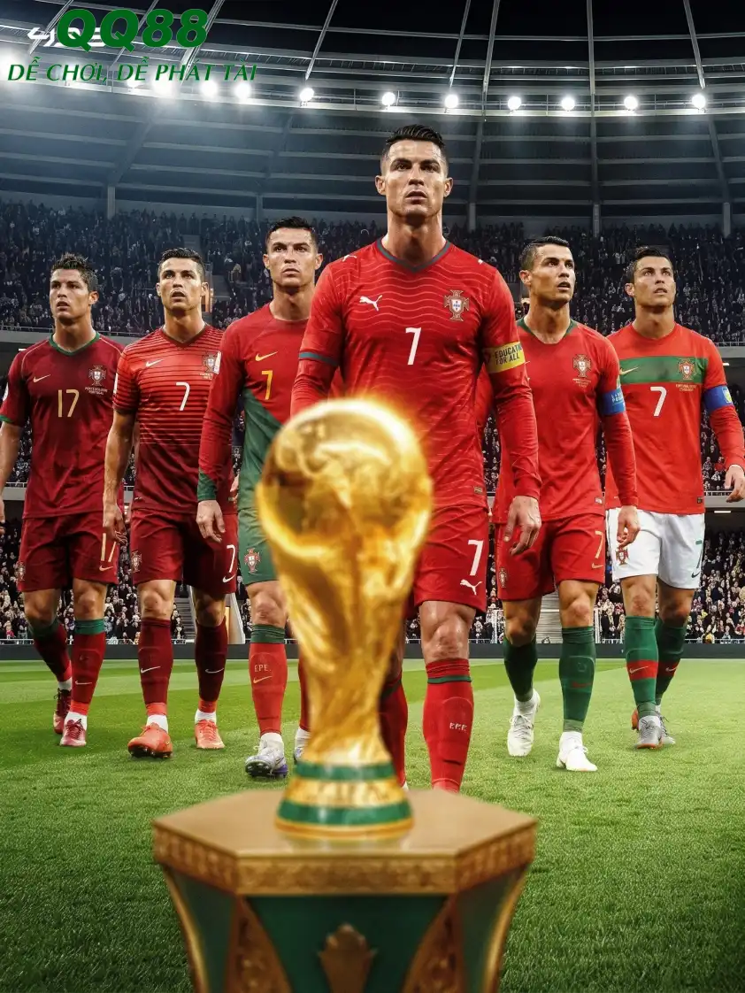 Ronaldo sẽ có lần thứ 6 tham dự World Cup cùng tuyển Bồ Đào Nha (Ảnh: 443)