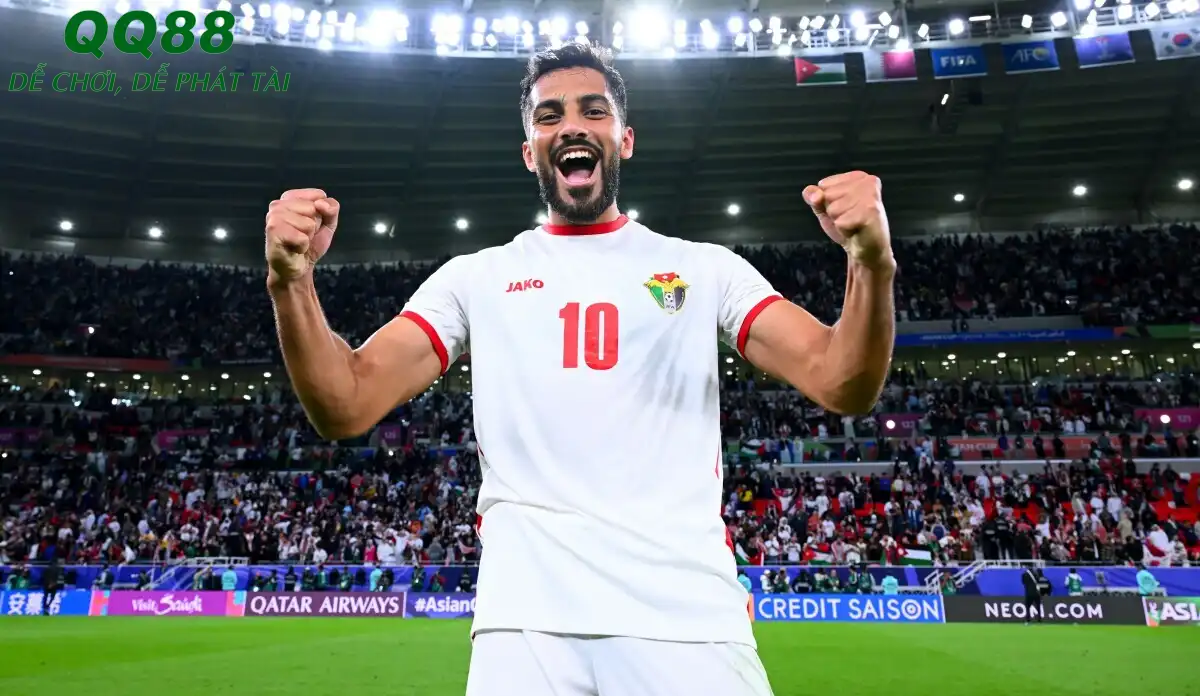 Mousa Al-Tamari tiếp tục là niềm hy vọng lớn nhất trên hàng công Jordan
